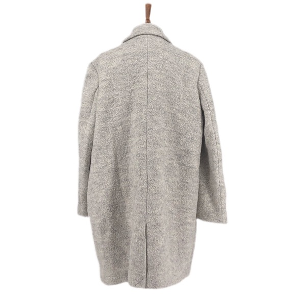 Marc New York Boucle Grey Wool Blend Jacket Coat - Picture 5 of 11